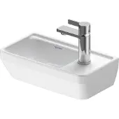 Duravit D-Neo Handwaschbecken, 400x220mm, 1 Hahnloch, ohne Überlauf, weiß Hochglanz, 0739400041