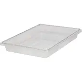 Rubbermaid Lebensmittelbehälter, 19 l, 66 x 46 x 9 cm, durchsichtig