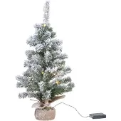 Everlands Kaiserlicher Baum vorbeleuchtet h60 cm20l weiß (groen;wit)