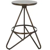 Safavieh Modern Bar & Counter Stool, in Antique Copper