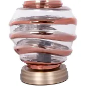 Kayoom Tischlampe Kosmos III 720 Champagner / Kupfer