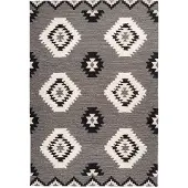 Arte Espina Teppich "Ethnie 400", grau, B:160cm H:10mm L:230cm, Baumwolle, Teppiche, Teppich, 3D-Design, Kurzflorteppich, Ethno-Design