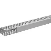 Hager DNG7512507030B Verdrahtungskanal aus PVC DNG 75x125mm steingrau - 2 Meter