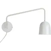 Dyberg Larsen Wandlampe Manchester, weiß, Ausladung 45 cm