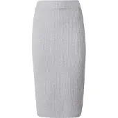 LTB Strickrock in grau für Damen, Größe: L. Riyedi