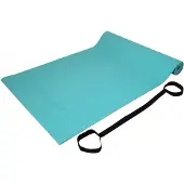 Tunturi PVC Yogamatte - Fitnessmatte 4mm dick - Türkis