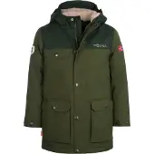 TROLLKIDS 354-322 Kinder-Regenjacke in Grün für Alltag