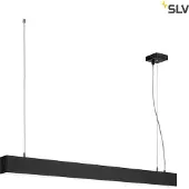 SLV Glenos 1M Pendellampe Schwarz 4000K Länglich