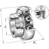 Schaeffler INA Spannlager mit Exzenterspannring GRAE25-XL-NPP-B
