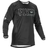 FLY Racing Kinetic Fuel Schwarz Weiß Jersey Größe S