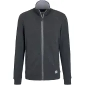Tom Tailor Sweatjacke mit Stehkragen Tom Tailor Dark Grey Melange