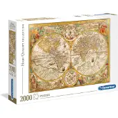 Clementoni Puzzle Antike Weltkarte, 2000Stück