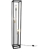 RL Stehleuchte VITO Metall Gitterlampe Schwarz, Höhe 153cm 25x25cm -R40193032