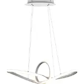 TRIO REALITY LEUCHTEN LED Pendelleuchte "SANSA", weiß, 1, H: 150cm, 1 Stk., Leuchten, über Wandschalter dimmbar, 4000K, 3300 Lm, Abhängung 150cm, LED Pendelleuchte