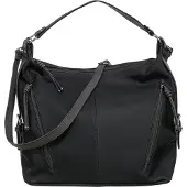 Tom Tailor Hobo "CAIA Hobo bag", Damen, Gr. B/H/T: 37cm x 30cm x 14cm, schwarz, Lederimitat, Polyurethan (PU), Taschen Hobo, in schlichter Optik