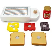 Mamamemo – Holz-Spieltoaster mit Brot und Belag
