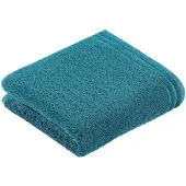 Vossen Badetuch "Calypso Feeling", lagoon, B:50cm L:100cm, Walkfrottee, Obermaterial: 100% Baumwolle, Handtücher, Badetuch, mit schmaler Bordüre, aus 100% hochwerter Baumwolle, Vegan, einfarbig