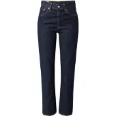 Levi's 5-Pocket-Jeans "501 Long", Damen, Gr. 25, Länge 30, blau (dunkelblau), Denim/Jeans, Obermaterial: 100% Baumwolle, figurbetont, Jeans 5-Pocket-Jeans, 501 Collection