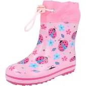 Beck Mädchen Glückskäfer Gummistiefel, Pink, 18 EU