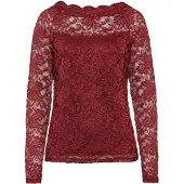Bonprix Slim fit Passform, mit Spitzen-Details, unifarben