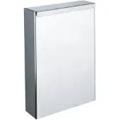 Delabie Abfallbehälter re-eckig W.-Mont. Flach 4, 5l Edst. hgl.