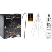 Home & Styling Sechs miteinander verbundene Lichtschleifen mit 192 LED-Leuchten