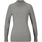 Bonprix Strickpullover aus Strickmaterial, atmungsaktiv, pflegeleicht, mit Stehkragen