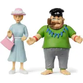 Peppi Pitkätossu Efraim And Miss Prysselius Figures Puppe