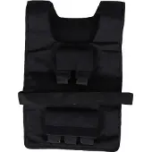 HOMCOM 30 kg Trainingsweste Gewichtsweste Krafttraining Oxford Eisen Schwarz