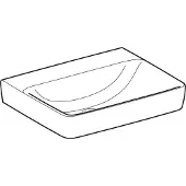 Geberit 501639001 Renova Plan Waschtisch, 60x48cm