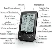 Bresser - 14463 - zusätzliche / Ersatz-Basisstation für Wetterstation 7002510