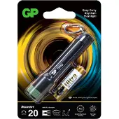 TDR GP Lighting CK12, Schlüsselanhänger-Blinklicht, Schwarz, IPX4, LED, 1 Lampen, 100 lm