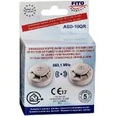 FITO - Rauchdetektor Optical 3V Battery Wireless | 1 Stück