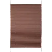 K-Home Plissee "Siena" Gr. 10, braun (schoko), B:70cm H:210cm, Obermaterial: 100% Polyester, Plissees, Plissee
