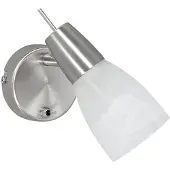 JUST LIGHT Wandleuchte "JULIA LED", silber (silberfarben), 1, Ø 8cm H: 15,5cm, 1 Stk., Leuchten, wechselbares LED Leuchtmittel, Wandleuchte