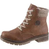 Rieker Damenschuhe Stiefel Schnürer Stiefel Braun Freizeit, Schuhgröße:41 EU