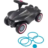 BIG Rutscherauto "Bobby-Car-Neo Anthrazit", grau (anthrazit), Rutschautos, KinderB:30cm H:39cm T:57cm, Kunststoff, Rutscherauto, Made in Germany, B:30cm H:39cm T:57cm