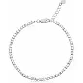 Firetti Armband "Schmuck Geschenk Silber 925 Armschmuck Armkette Tennisarmband", silber (silber, 925, weiß), Armbänder, 21cm, Silber 925 (Sterlingsilber), Armband, mit Zirkonia (synth.)