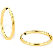 Amor Creolen für Damen, Gold 375 amor Gold