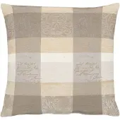 Apelt Dekokissen "3042 Zeitlos elegantes Jacquardmotiv" Gr. 1, beige (natur, gemustert), B:40cm L:40cm, Polyester, Dekokissen_Sitzkissen_Kissenhüllen, Dekokissen, Kissenhülle ohne Füllung, 1 Stück