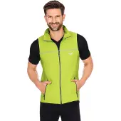 Trigema Steppweste "Atmungsaktive Sport-Weste", Herren, Gr. XL, gelb (lemon), 92% Polyester, 8% Elasthan, lang, Westen Steppweste