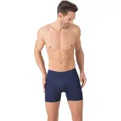 Trigema Boxer "Pants aus Polyamid/Elastan", Herren, Gr. XL, 1 Stk., blau (navy), 90% Polyamid, 10% Elasthan, Unterhosen Boxer