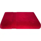 Dyckhoff Badetuch "Siena", rot (granat), B:100cm L:150cm, Walkfrottier, Obermaterial: 100% Baumwolle, Handtücher, Badetuch, in tollen Unifarben
