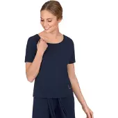 Trigema Sweatshirt mit kurzen ?rmeln mit Kristallen von Swarovski