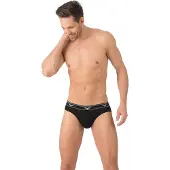 Trigema Slip "Sportslip im Doppelpack", Herren, Gr. XL, 2 Stk., schwarz, 95% Baumwolle, 5% Elasthan, Unterhosen Slip