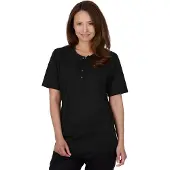 Trigema T-Shirt mit Knopfleiste DELUXE Baumwolle