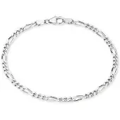 Amor Silberarmband "9048311", silber (silberfarben), Armbänder, Damen, 19cm, Silber 925 (Sterlingsilber), Silberarmband, Made in Germany