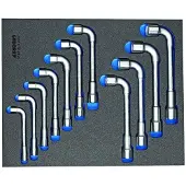 Gedore 2005 CT2-25PK Doppelsteckschlüssel-Satz in Check-Tool-Modul, 11-teilig, 2841851