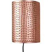 Urban Interiors Orientalische Wandleuchte Spike aus Kupfer, 18 cm Breite, 26 cm Höhe, mit Schalterkabel