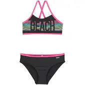 Bench Bustier-Bikini in schwarz | Gr.: 134/140